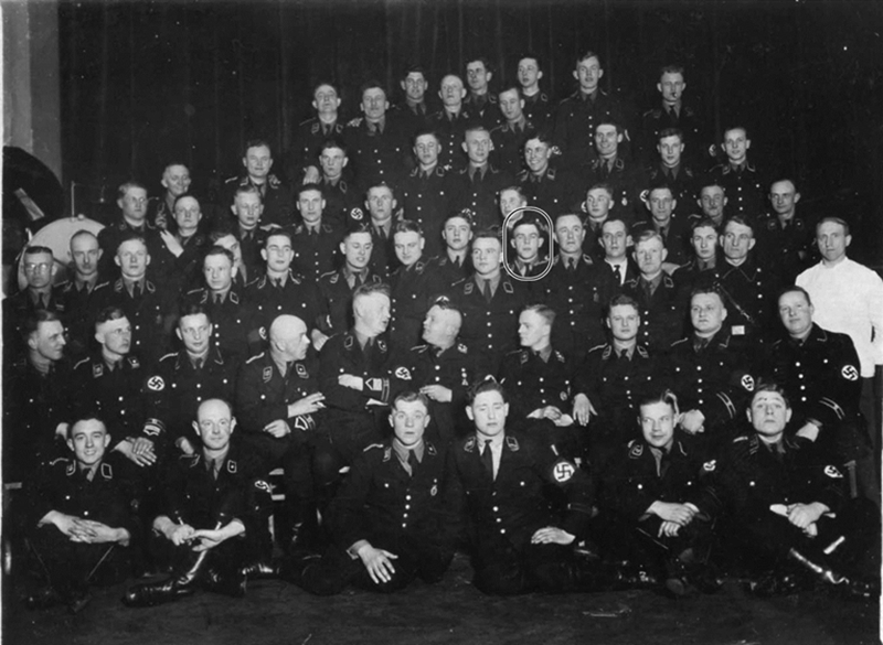 Gruppenfoto SS-Führerschule Gelsenkirchen-Rotthausen