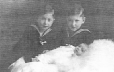Albert, Fritz and Rolf Gompertz on January 15, 1929