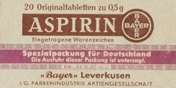 Aspirin, 1940