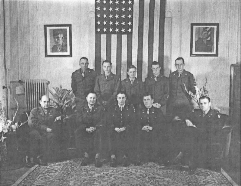 American Military Government for the District Berlin-Zehlendorf-Wannsee September 1945 at our Headquarters the former German Philatelic Museum
