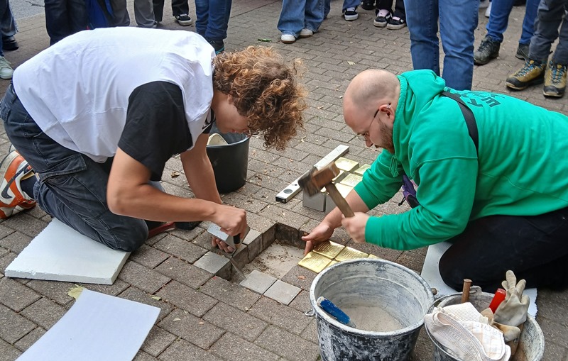 Erinnerungskultur: Stolpersteine bringen Namen zurck