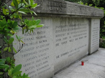 Denkmal auf dem Horster Südfriedhof in Gelsenkirchen