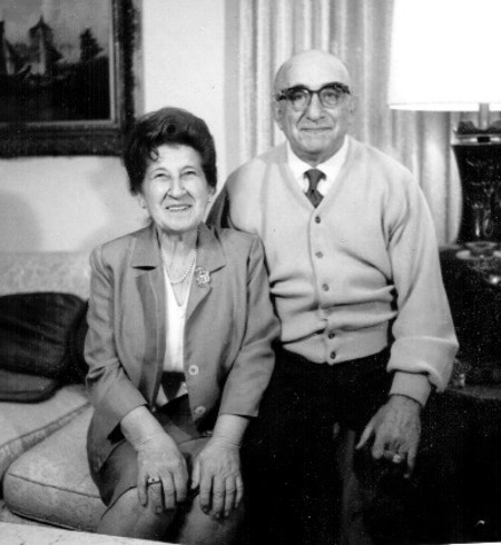 Johanna und Moritz Stern, the parents of Hans Georg Stern in 1965