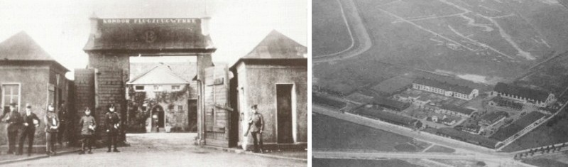 Der Flugplatz Gelsenkirchen-Essen-Rotthausen um 1920