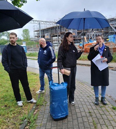 Zwangsarbeiter-Lager Hubertusstra�e in Schalke-Nord