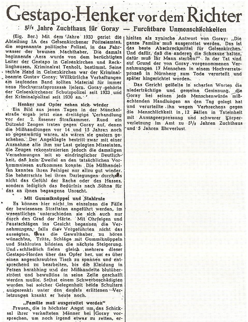 Westfalen-Post vom 3. August 1948