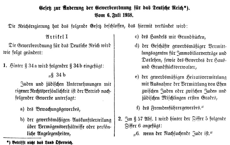 Gesetz zur Änderung der Gewerbeordnung für das Deutsche Reich