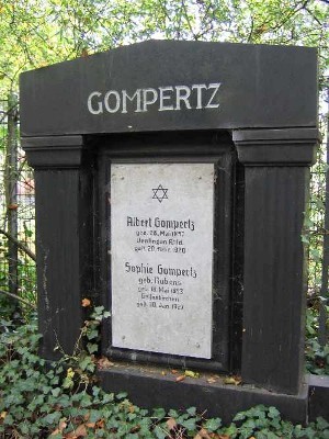 Grabsttte der Eltern von Leo Gompertz in Gelsenkirchen