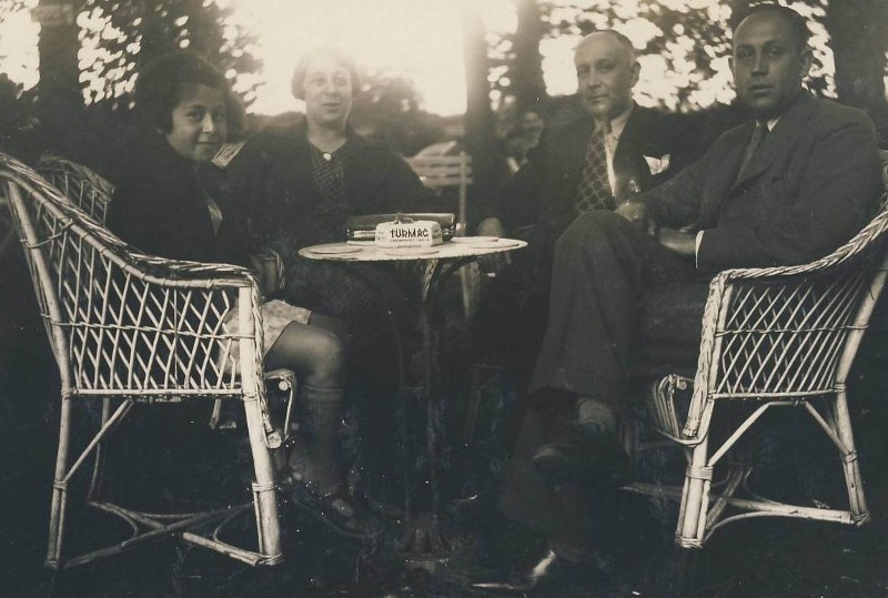 Von links: Helga, Marta, Hans und Paul Meyer