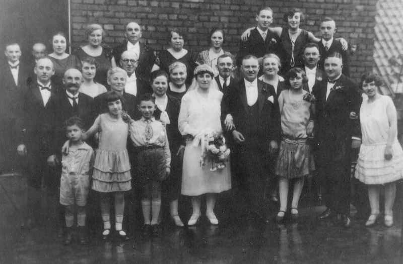 Hochzeit 1927 in Gelsenkirchen: Sally Wertheim und Mathilde Wertheim, geb. Goldschmidt 