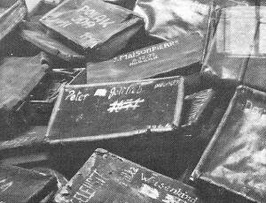 Koffer im KL Auschwitz  