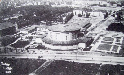 Bild: Junkers Luftbild, Rundhalle auf dem Wildenbruchplatz