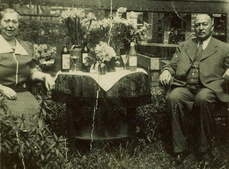 Moritz und Toni Meyer. Das Bild wurde im Juni 1941 in den Niederlanden gemacht