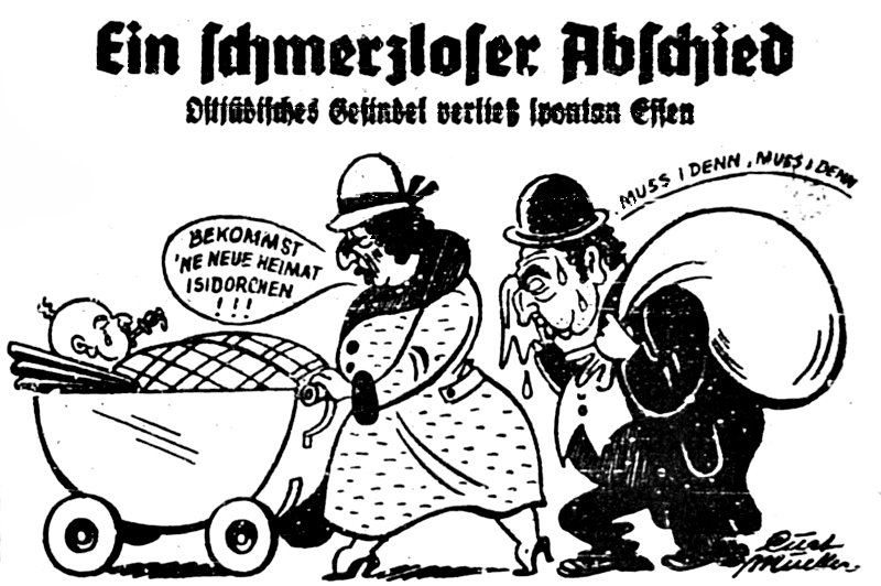 Nazi-Propaganda in der National-Zeitung (Essen) vom  29.10.1938)