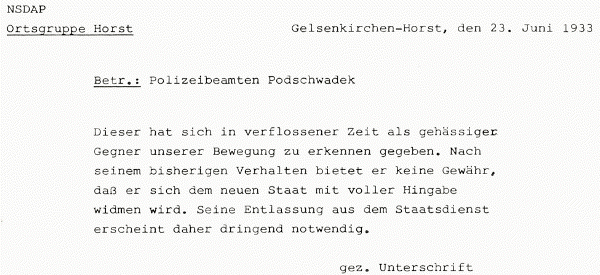 NSDAP Gelsenkirchen-Horst