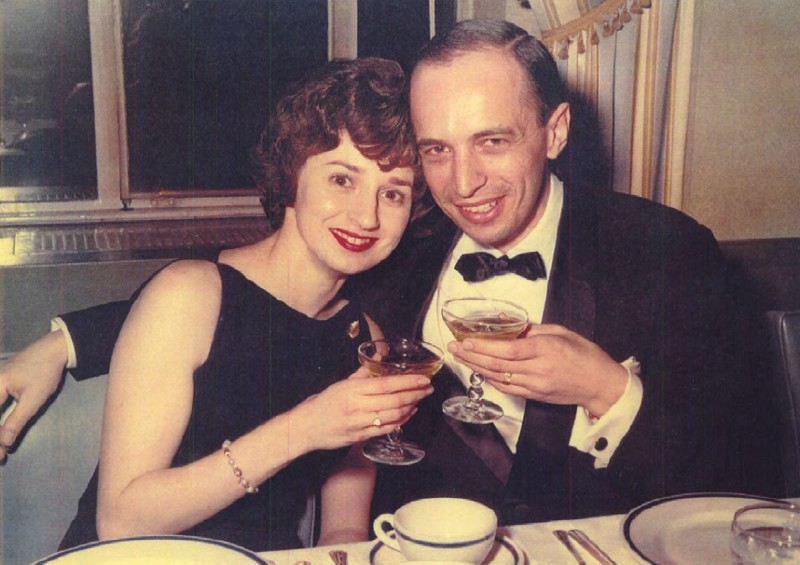 Arlene & Ralph at Leo G.' 75th Birthday on January 15, 1962
