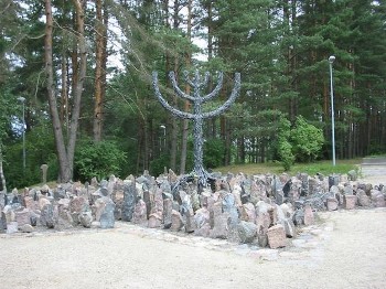 Gedenkstätte im Wald von Rumbula