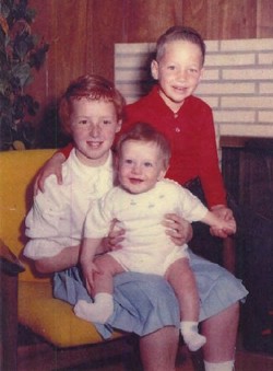 Sheryll, Kenneth and Steven in April 1962