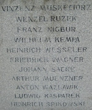 Denkmal auf dem Horster Südfriedhof in Gelsenkirchen