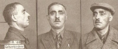 Wihelm Wernicke. Das Foto wurde vom Erkennungsdienst der Gelsenkirchener Kriminalpolizei 1940 erstellt